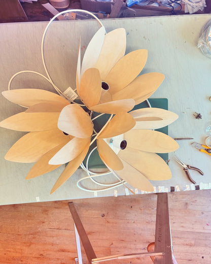 Flora 2 / Lampe suspendue / Érable