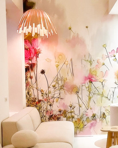 Tina Cheveux Longs / Merisier Rouge et blanc