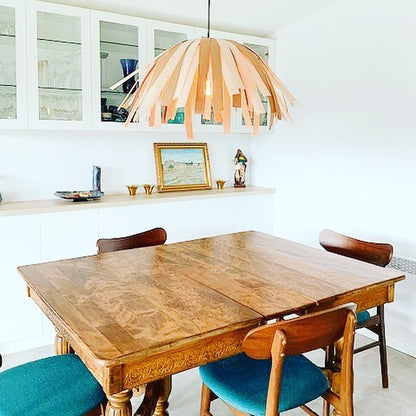 Tina Cheveux Longs / Merisier Rouge et blanc