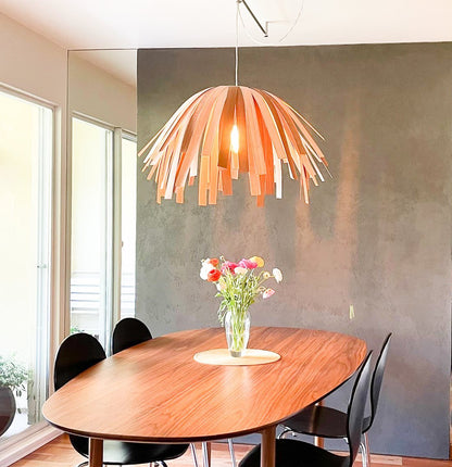 Tina Tricolore Cheveux Longs / merisier rouge, merisier blanc et noyer