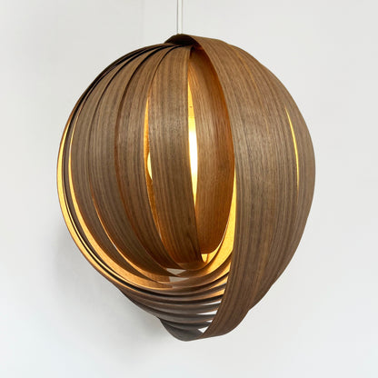 Atelier Cocotte Wooden pendant light with a modern design 