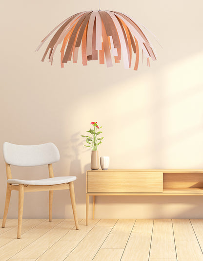 Tina Cheveux Longs / Merisier Rouge et blanc