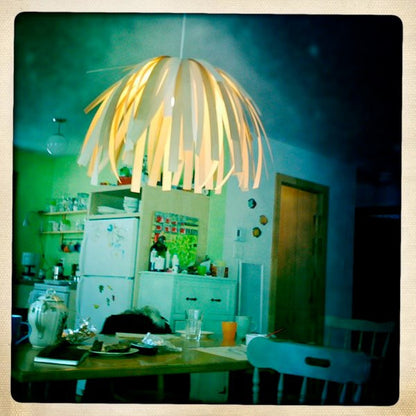 Tina Cheveux Longs / Merisier Rouge et blanc