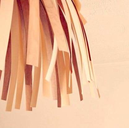 Tina Cheveux Longs / Merisier Rouge et blanc