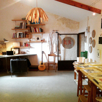 Tina Cheveux Longs / Merisier Rouge et blanc